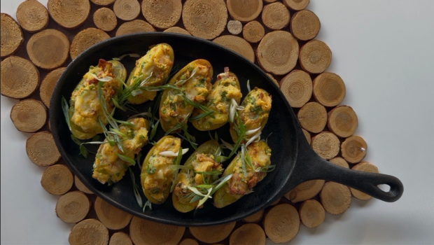 Gabrielle-Style Fingerling Potatoes Stuffed with Canotier de l’Isle Cheese